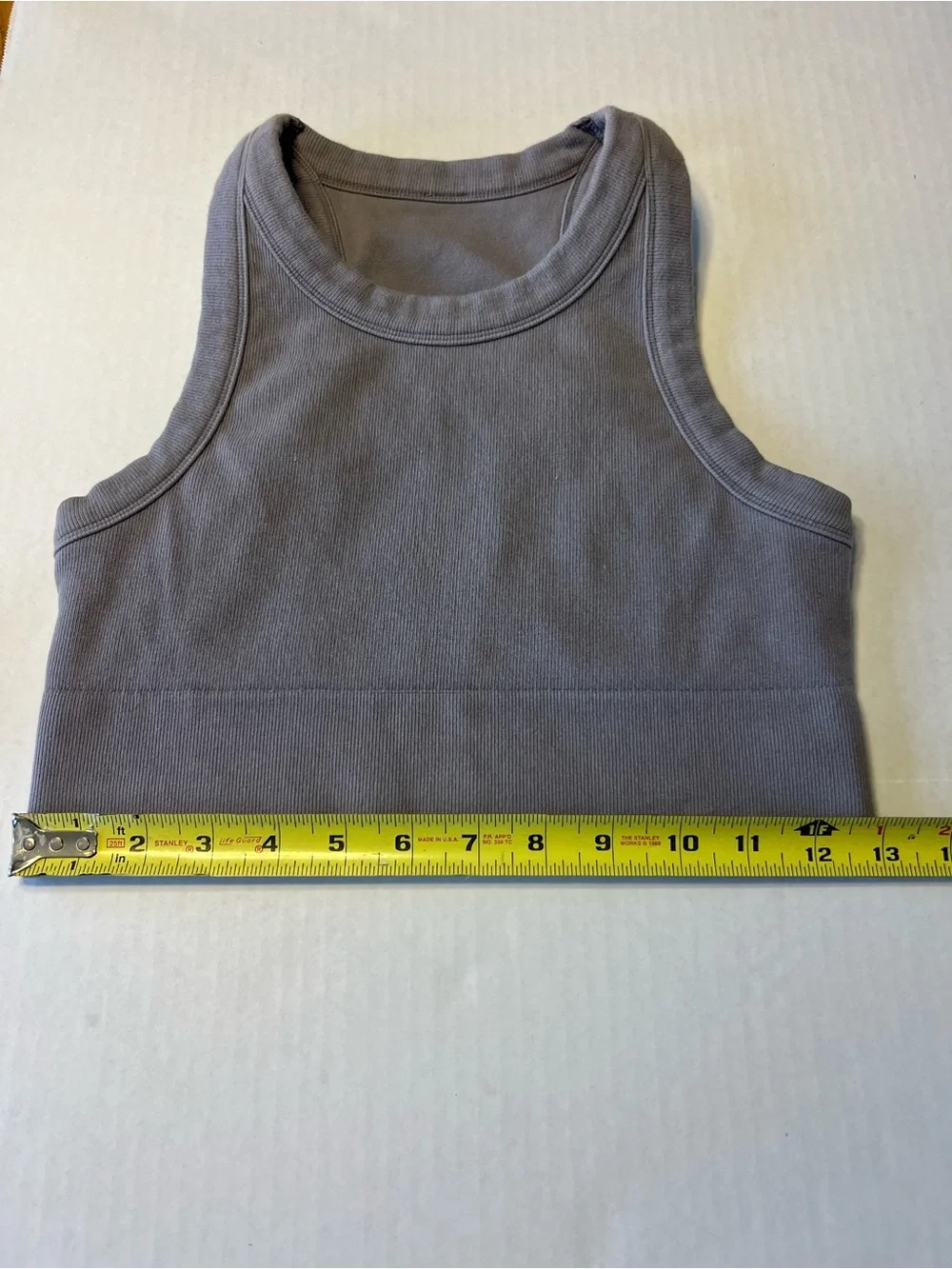 Alo Yoga Seamless Delight High Neck Workout Top Gray Size M